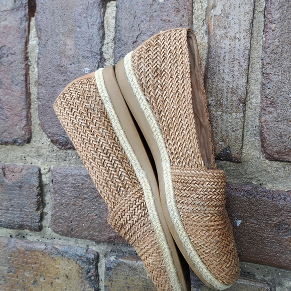 Paul Green Women's Tan Woven Flats Size 9 B1 - Picture 4 of 10